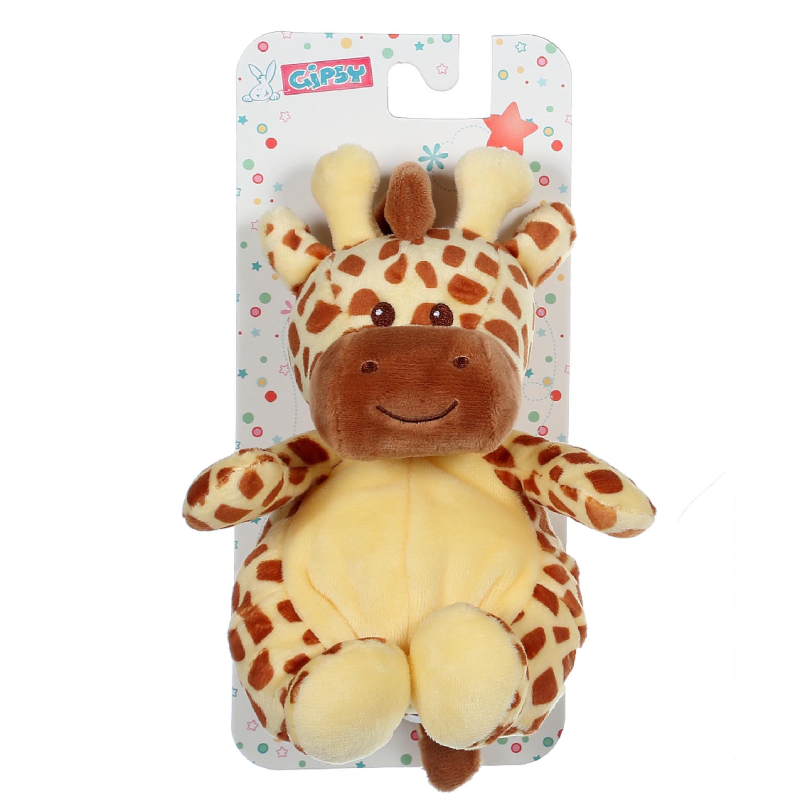  les ux peluche girafe marron 15 cm 